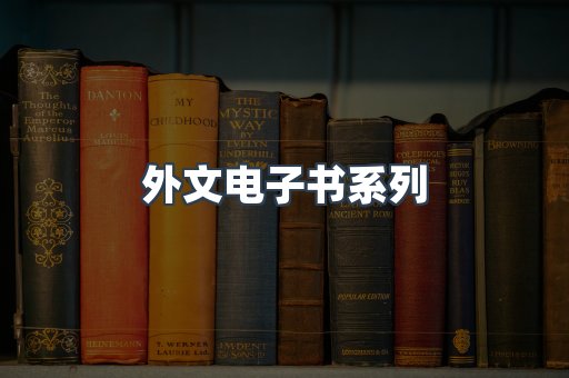 外文电子书系列